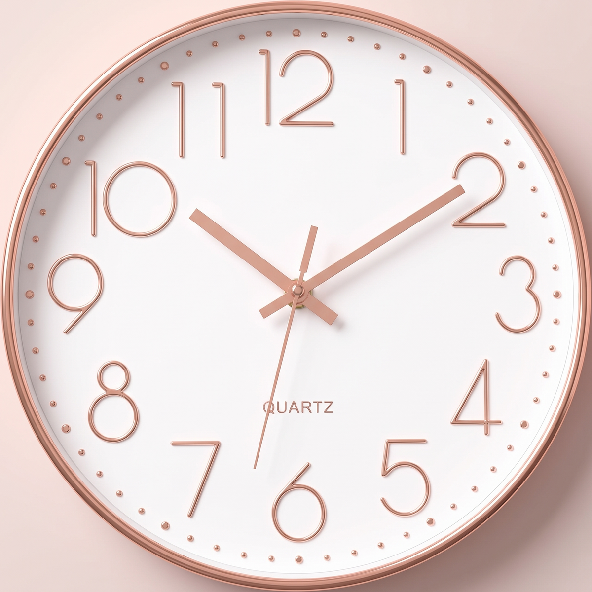 12" Wall Clock – Silent Sweep, Battery Operated
