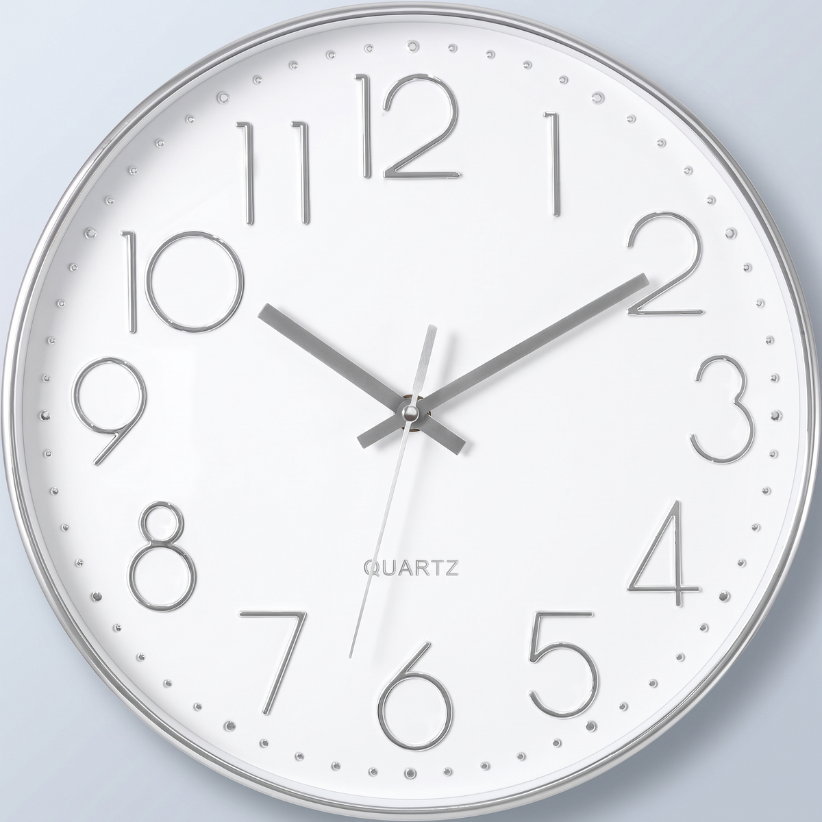 12" Wall Clock – Silent Sweep, Battery Operated