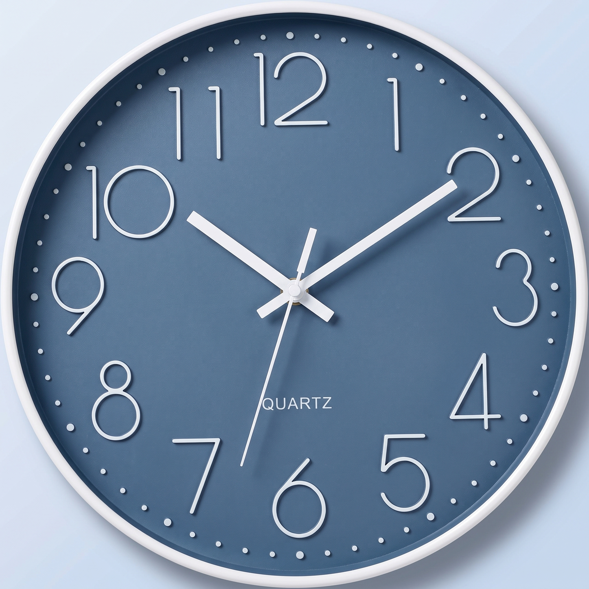 12" Wall Clock – Silent Sweep, Battery Operated