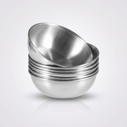 Mini Stainless Steel Dipping Bowls – 3.2" Sauce Dishes, Set of 8