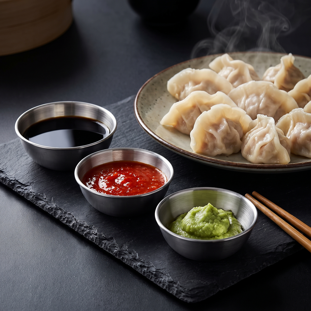 Mini Stainless Steel Dipping Bowls – 3.2" Sauce Dishes, Set of 8