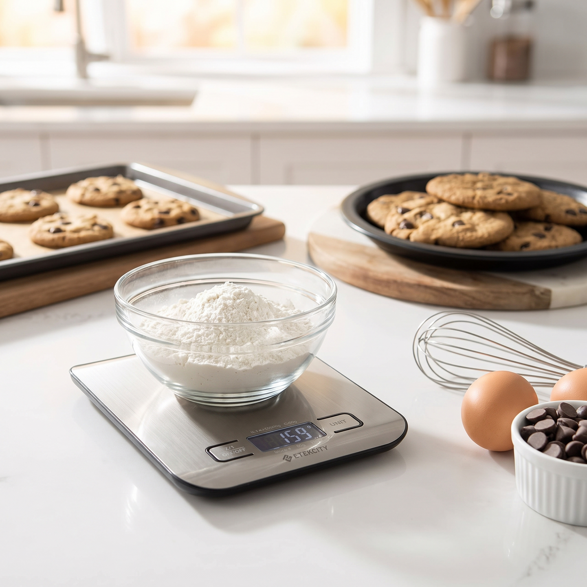 Digital Food Scale – Grams & Ounces, 11 lb Capacity